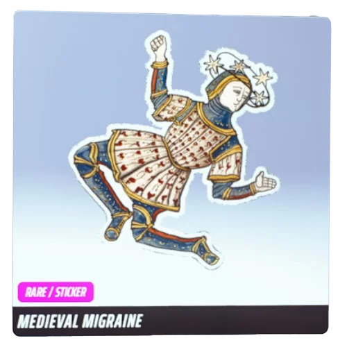 Medieval Migraine Sticker The Finals