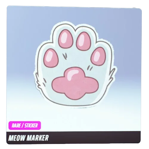 Meow Marker Sticker The Finals