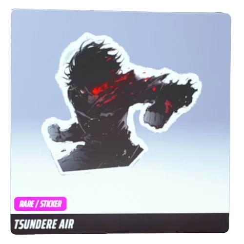 Tsundere Air Sticker The Finals