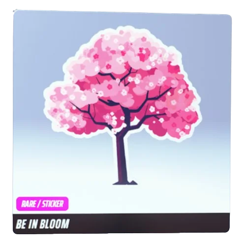 Be In Bloom Sticker The Finals