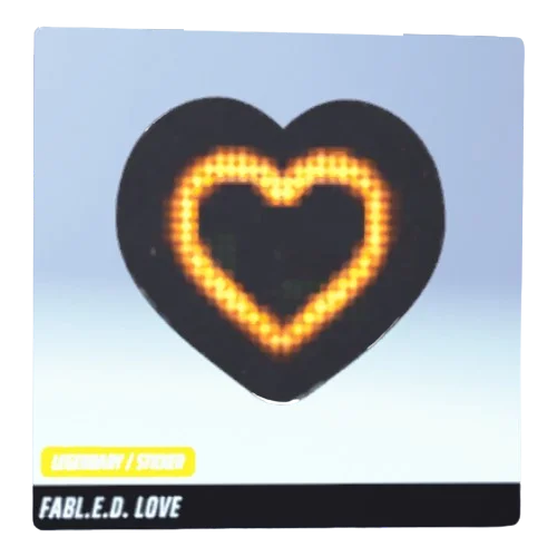 FABL.E.D Love Sticker The Finals