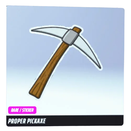 Proper Pickaxe Sticker The Finals