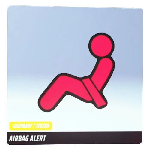 Airbag Alert Sticker The Finals