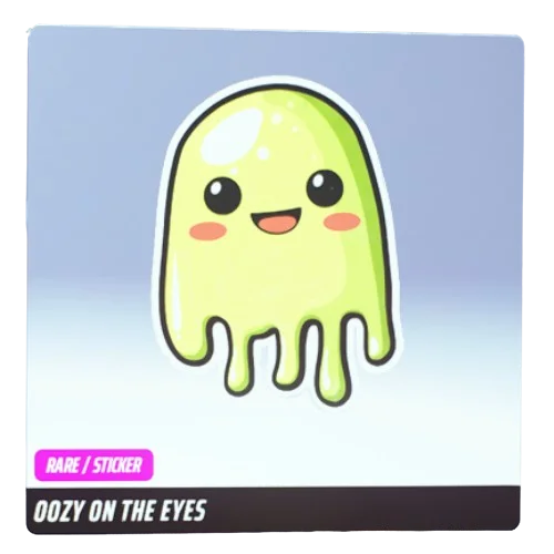 Oozy On The Eyes Sticker The Finals