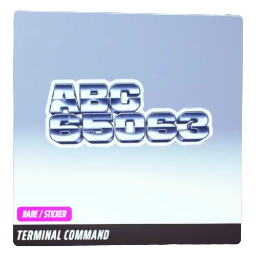 Terminal Command Sticker The Finals