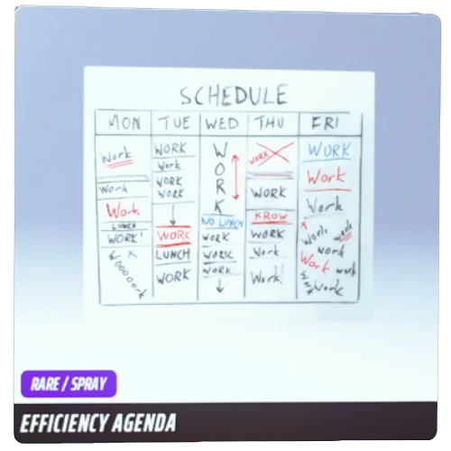 Efficiency Agenda The Finals