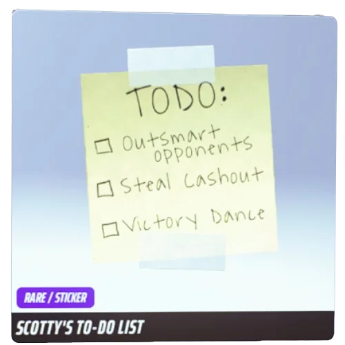 Scooty's To-Do List The Finals