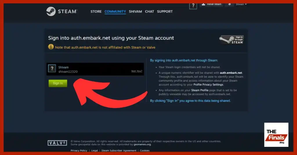 Steam Community page
