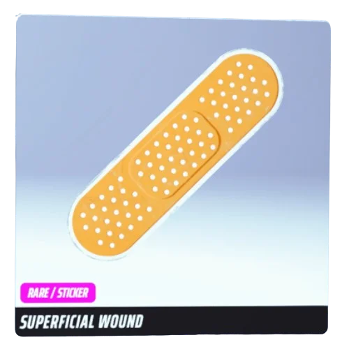 Superficial Wound Sticker The Finals